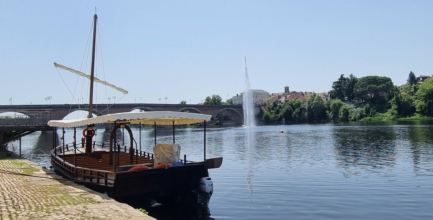 Bergerac : La Dordogne et ses Gabarres